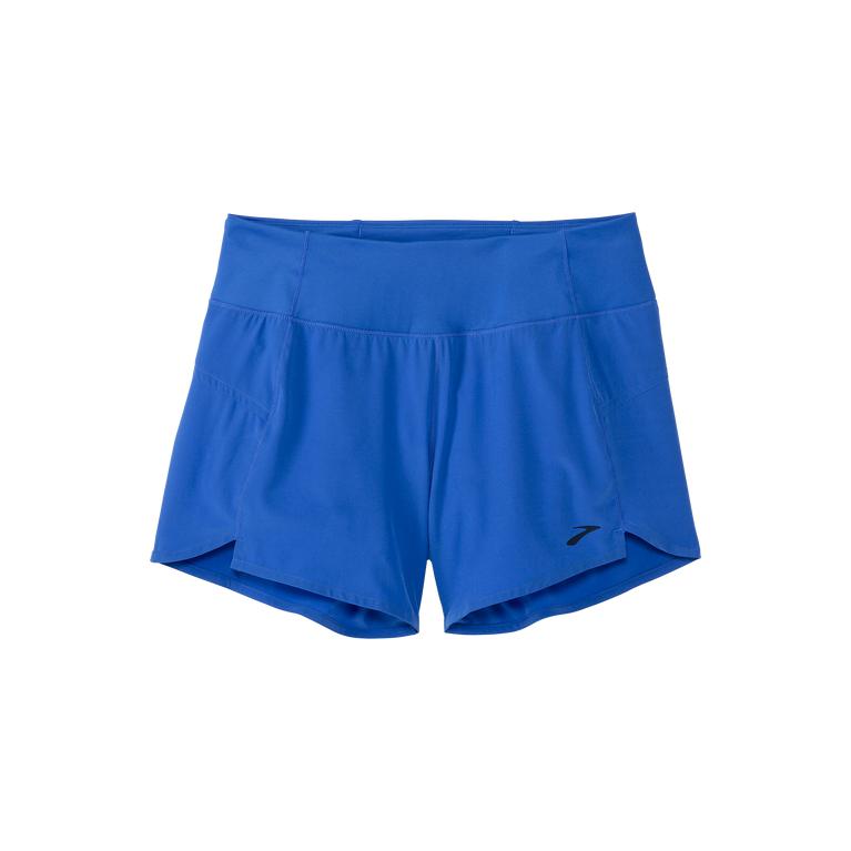 Brooks CHASER 5 Running Shorts Womens Online - Bluetiful (DFP295760)